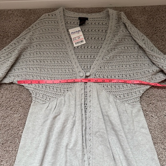 Bask sweater/cardigan gray size small - Picture 5 of 7